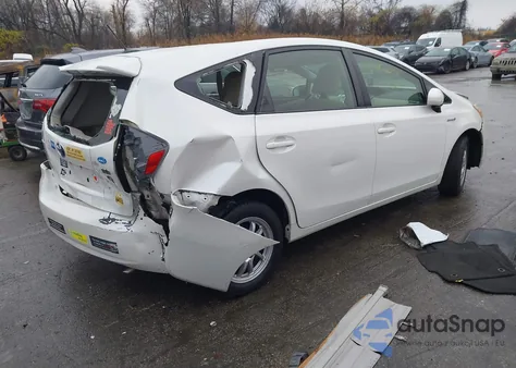 2012 Toyota Prius V Three z USA, uszkodzony, nr VIN JTDZN3EU9C3123384